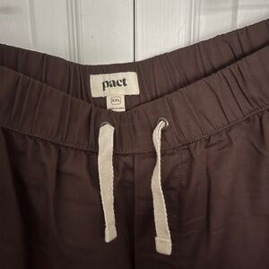 Pact Cropped Drawstring Pants with FREE tote